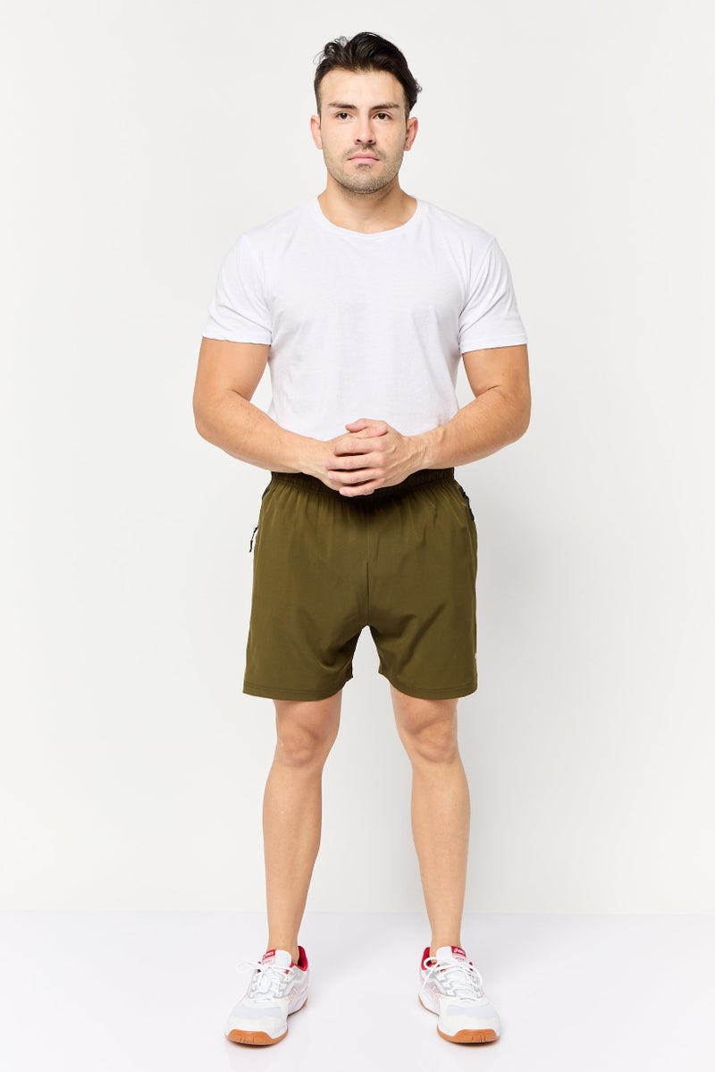 Mister Men Sportswear Fit 5 Inseam Training Shorts, Dark Olive - Image 2