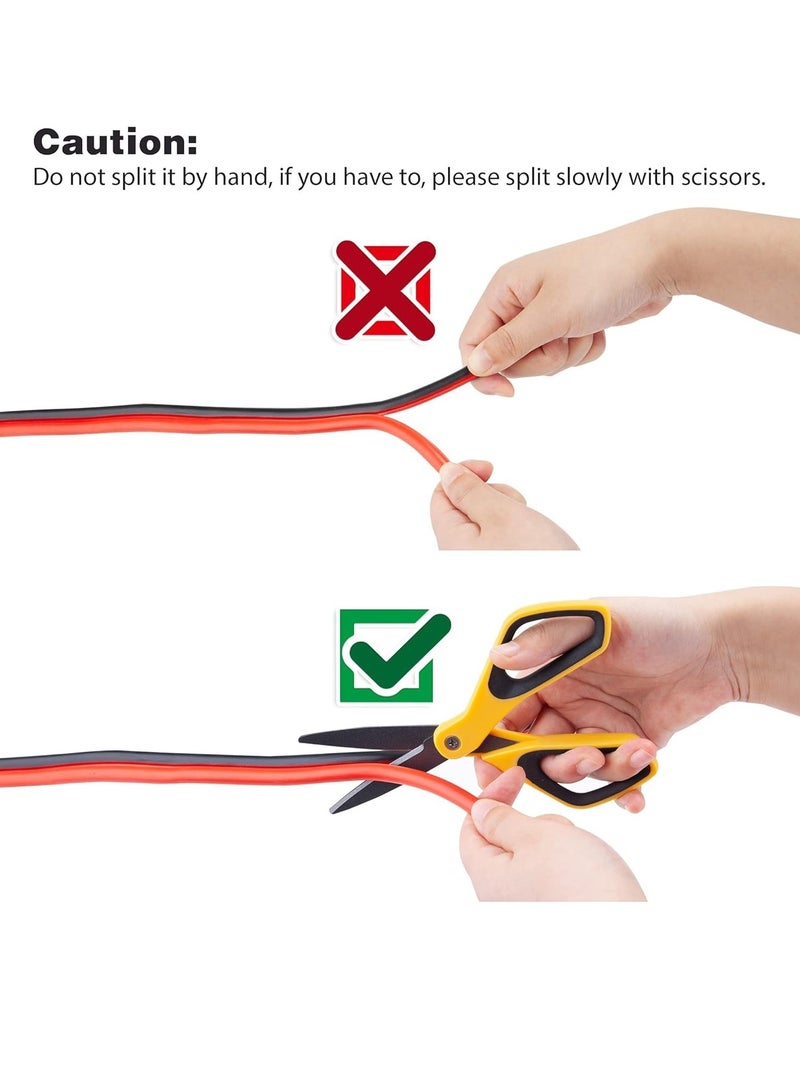 Hoasis Jumper Cables for Car Battery, 13Ft 2000A Automotive Bold Jumper Cables Kit for Jump Starting Dead or Weak Batteries,fit Car, SUV and Trucks Battery with Carry Bag Included - Image 4