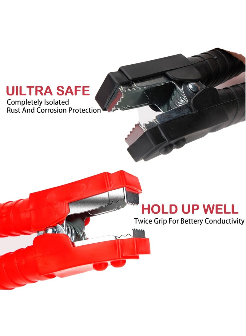 Hoasis Jumper Cables for Car Battery, 13Ft 2000A Automotive Bold Jumper Cables Kit for Jump Starting Dead or Weak Batteries,fit Car, SUV and Trucks Battery with Carry Bag Included - Image 2