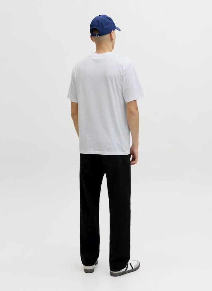 جاك اند جونز Graphic Crew Neck T-Shirt