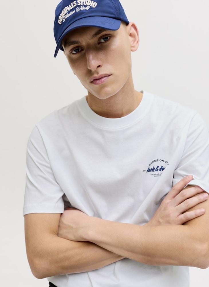 JACK & JONES Graphic Crew Neck T-Shirt - Image 3