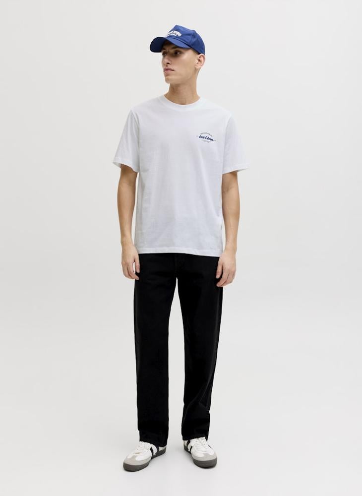 JACK & JONES Graphic Crew Neck T-Shirt - Image 4