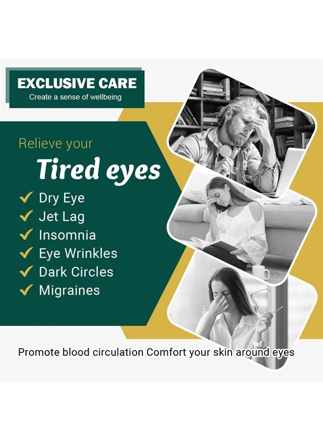 ProCIV 16 Packs Steam Eye Masks for Dry Eyes, SPA Warm Eye Mask, Relief Eye Fatigue Hot Sleep Eye Mask for Puffy Eyes Mask, Disposable Moist Heating Compress Pads for Sleeping, Christmas Gift, Unscented - Image 3