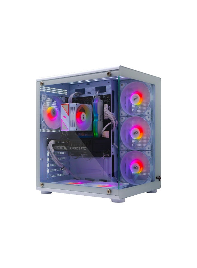 Spear Pc Gaming PC With Intel Core i5-14400F Processor/16GB RAM DDR5/1TB SSD/8GB Nvidia GeForce RTX 5060Ti Graphics/Windows 11 Pro/ White - Image 1