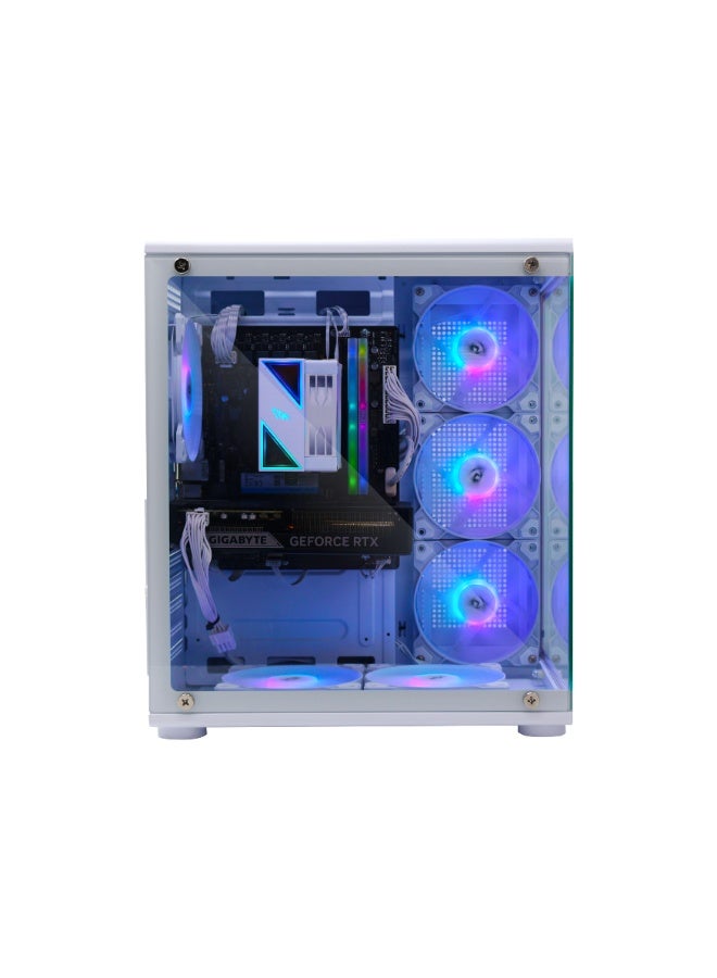 Spear Pc Gaming PC With Intel Core i5-14400F Processor/16GB RAM DDR5/1TB SSD/8GB Nvidia GeForce RTX 5060Ti Graphics/Windows 11 Pro/ White - Image 2