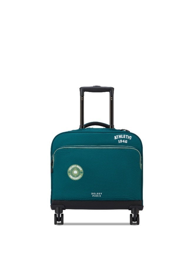 DELSEY ACADEMIE 3-Piece Set 4-Wheels 15.6 Inch Trolley School Bah Sage Green - Image 4