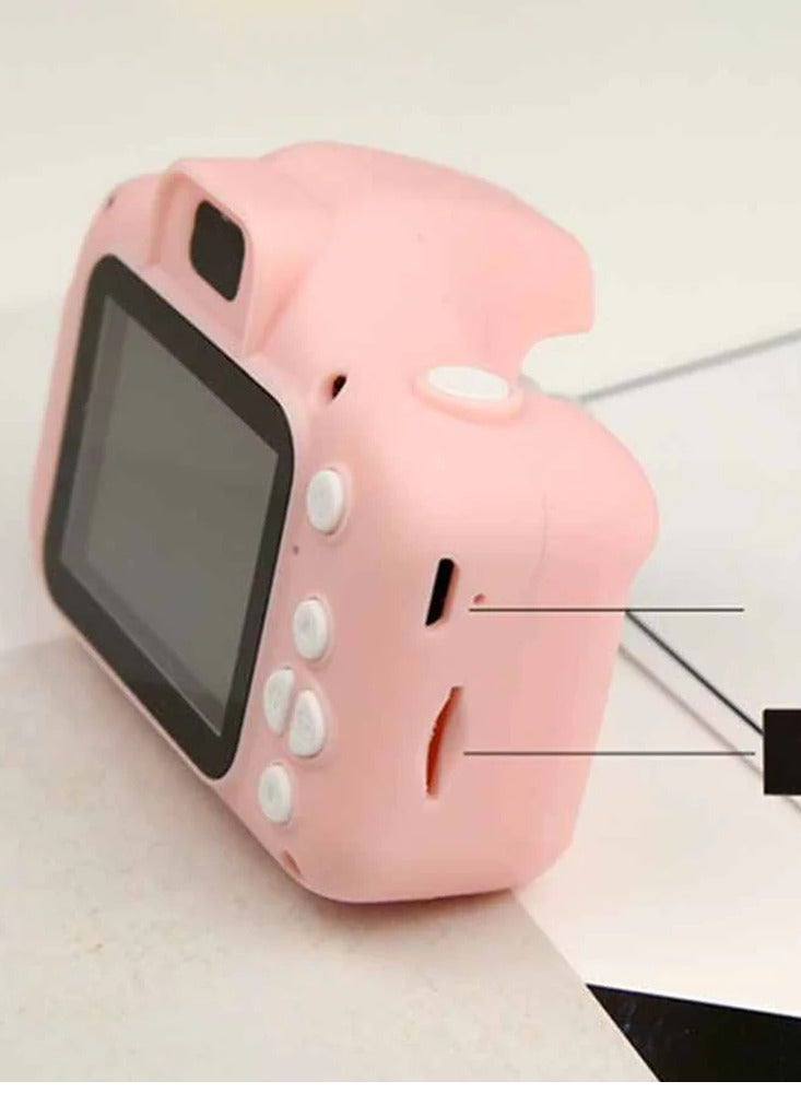 Mini Children LCD  Digital Camera Video Photo Recorder Kids Toy Gift Pink  - Image 3