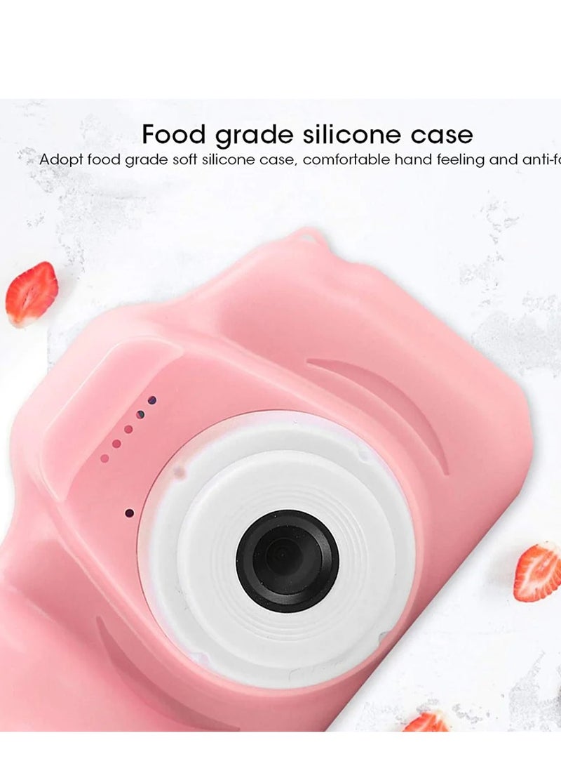 Mini Children LCD  Digital Camera Video Photo Recorder Kids Toy Gift Pink  - Image 4