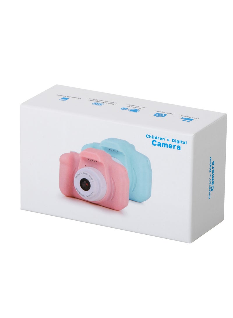 Mini Children LCD  Digital Camera Video Photo Recorder Kids Toy Gift Pink  - Image 1