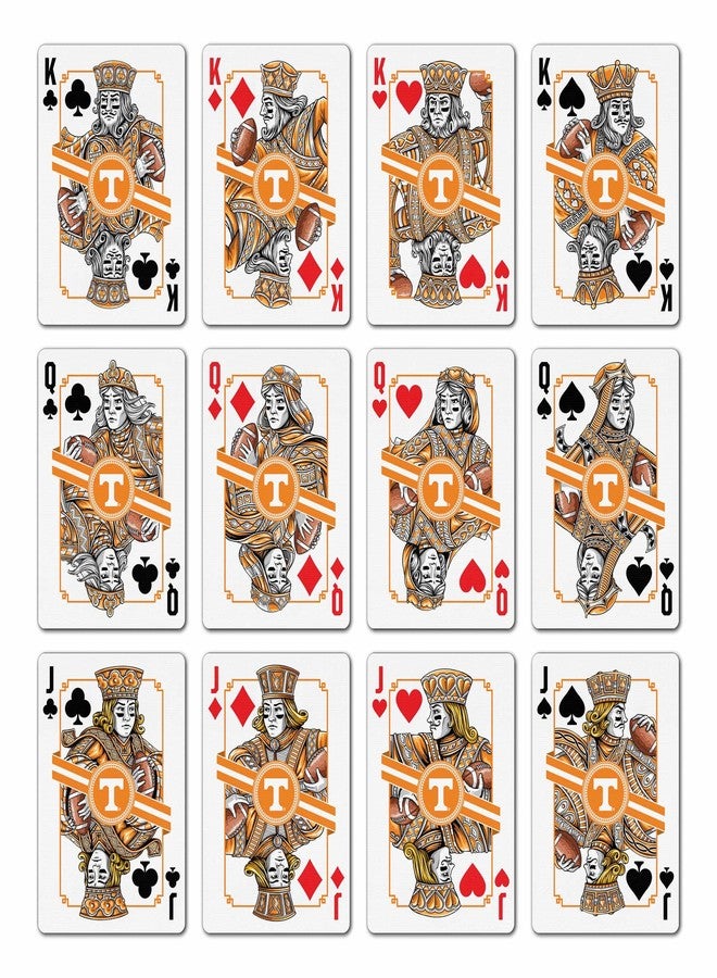YouTheFan NCAA Tennessee Volunteers Classic Series Playing Cards - Image 2