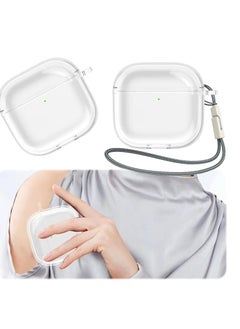 Generic Case Compatible with AirPods 4 Case Cover Clear for Airpod 4 Case, Compatible with AirPods 4th Generation Case, Shock Resistant & Drop Protection Cover Case with Lanyard, for Airpods 4 Cases  - Image 3