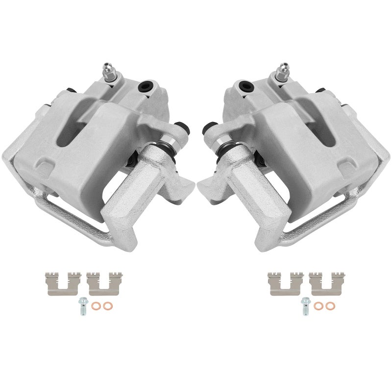 SCITOO Rear LeftRight Brake Calipers With Bracket 18B4970 18B4971 Compatible For Chrysler 300 20052018 For Dodge Challenger 20092018 For Dodge Charger 20062018 For Dodge Magnum 20052008