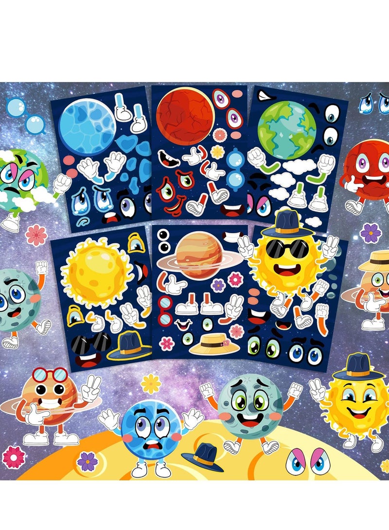 Excefore DIY stickers, Cartoon Animals Wall, 24 Shee Make Your Own Stickers, for Kids Rooms Baby Bedroom Wardrobe Door Decoration Mix And Match Stickers Sheet Craft Sticker, Gift, Party Favors - Image 5