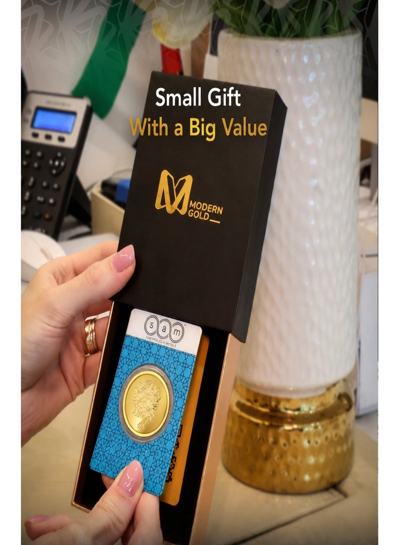 SAM Precious Metals SAM 24K 0.50 Ounce Gold Coin (999.9 Pure) – Certified Gold Coin with Assay Card & Serial Number – Gold Investment Coin for Savings, Gifting & Wealth Protection – Minted Gold Coin - Image 3