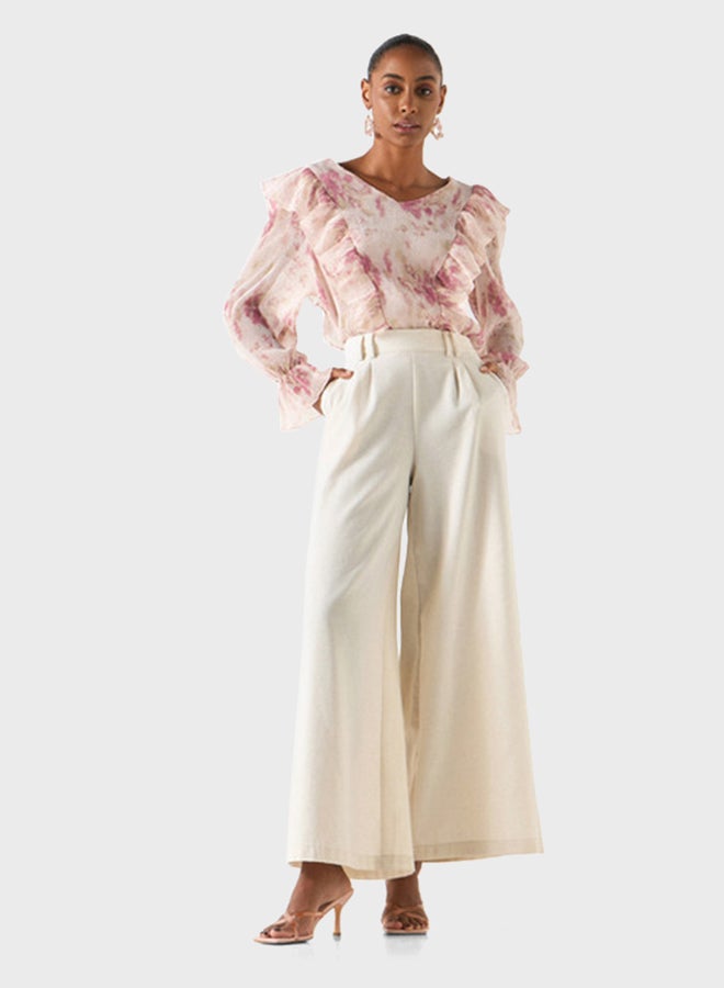 2Xtremz V-Neck Floral Print Top - Image 4