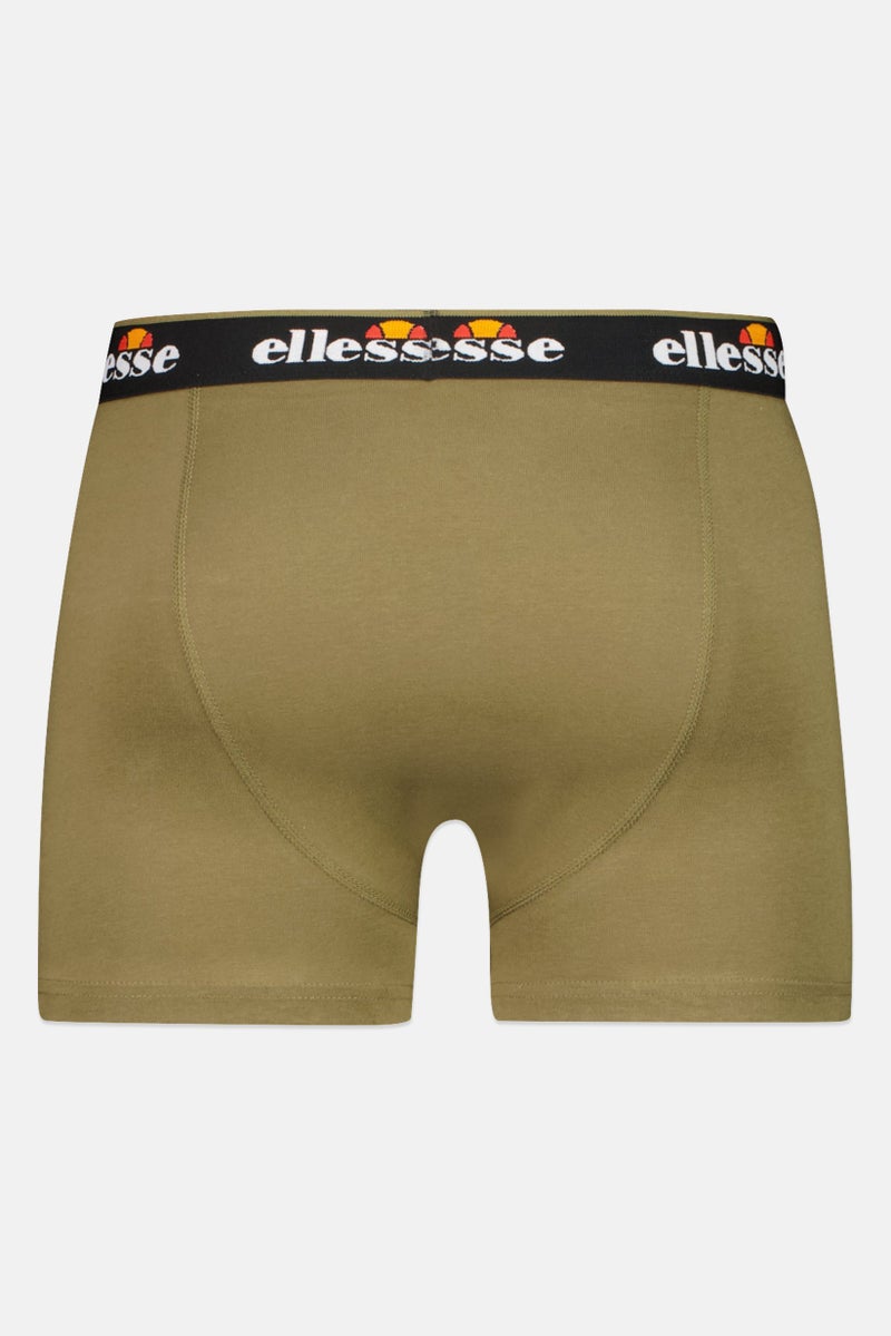 Ellesse Men 3 Pieces Brand Logo Boxers, Multicolor - Image 3