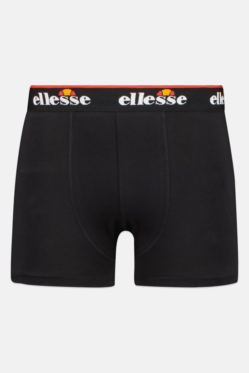 Ellesse Men 3 Pieces Brand Logo Boxers, Multicolor - Image 5