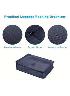 TRAVEL 6 Piece Travel Organizer Set - Large Capacity, Portable Luggage Packing Cubes for Clothes, Shoes, Underwear - Durable Polyester, Easy Care, Travel Organizers for Packing Luggage  - Image 5