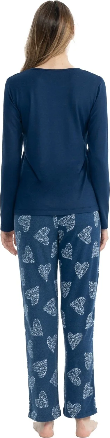يو اس بولو اسن Women's Heart Printed Pajama Set