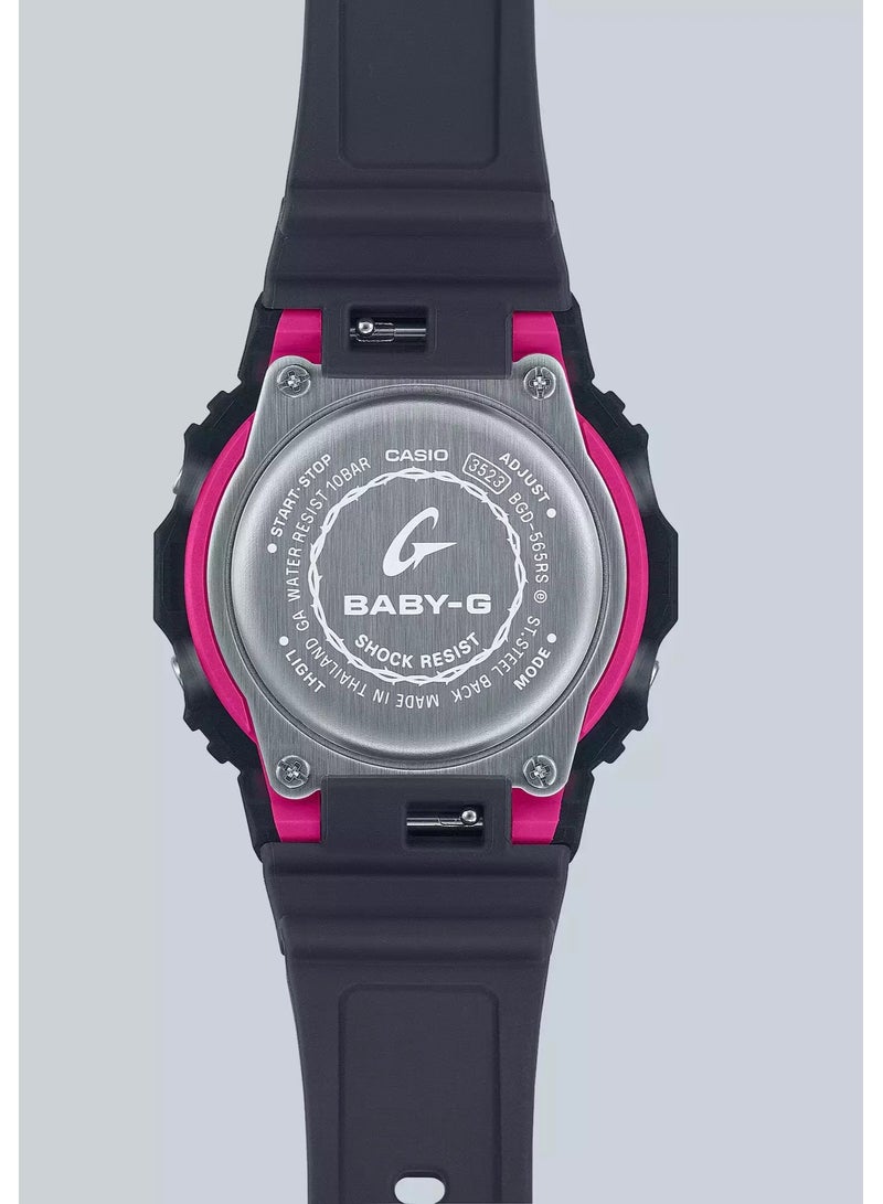 CASIO BABY-G Seasonal Collection 2024 Rose Women's Digital Watch - BGD-565RS-8DR - Image 3