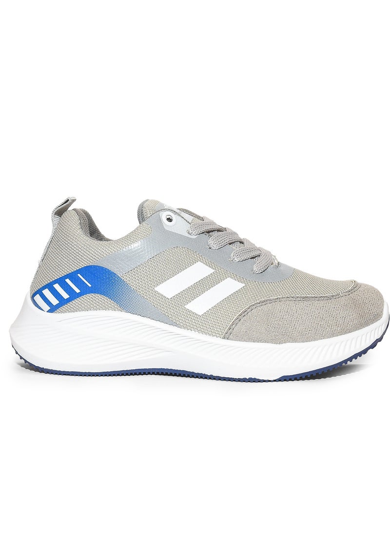 Desert Men's Sportive Knit Sneakers – Stylish Printed Design  - Image 1