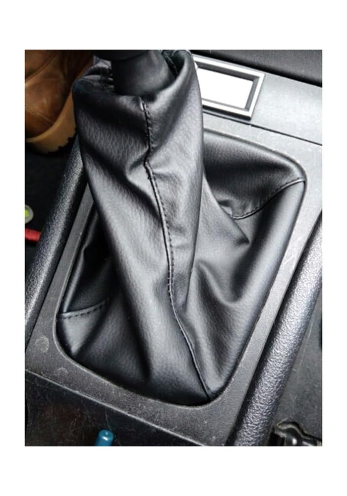 QASULER Leather Gear Shift Knob Gaitor for Opel - Image 2