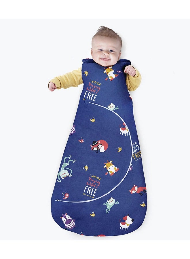 Rabitat Soft & Comfy Baby Sleeping Sack Bag/Swaddle Bag/Baby Sleeping Pod With Side Zipper Lock For Newborn/Toddler/Infants - Young, Wild & Free - Image 1