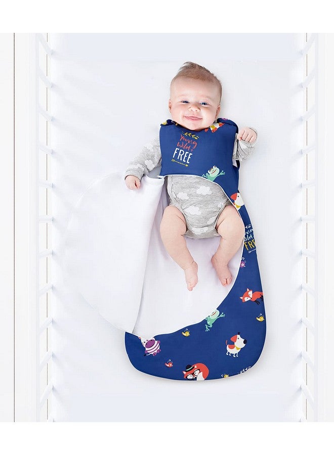 Rabitat Soft & Comfy Baby Sleeping Sack Bag/Swaddle Bag/Baby Sleeping Pod With Side Zipper Lock For Newborn/Toddler/Infants - Young, Wild & Free - Image 2