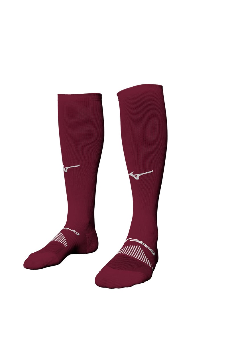 Mizuno Performance Otc Sock, Cardinal, Small - Image 5
