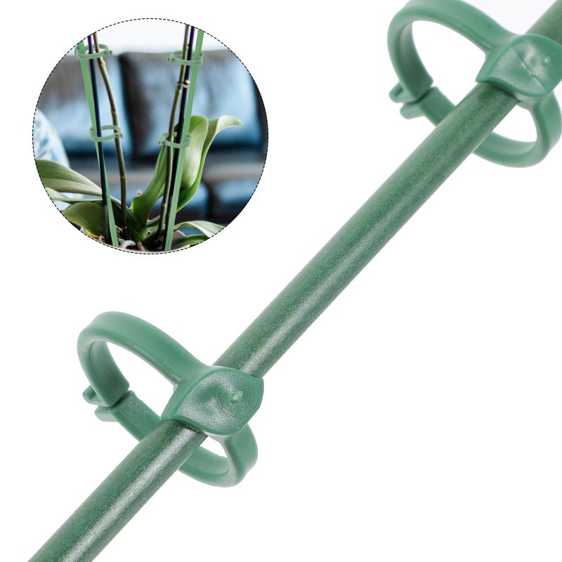 1 Set of Garden Plant Support Stakes Garden Single Stem Floral Flower Support Stake for Tomatoes - Image 4