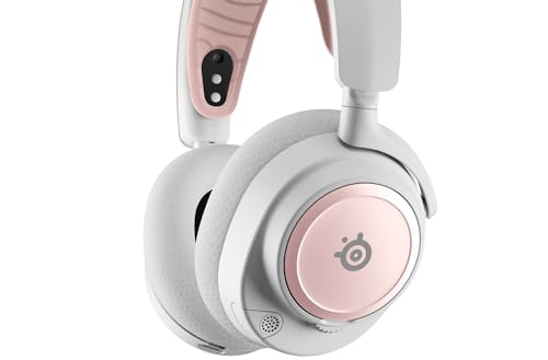 SteelSeries Nova Booster Pack -Gaming Headset Accessory - Nylon Headband - Customize with Unique Speaker Plates - Rose Quartz - Image 2