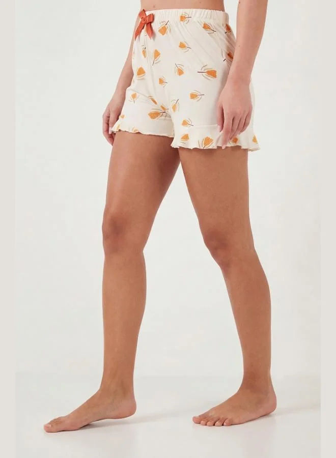 Lela  Lela Patterned Bamboo Blend Regular Fit Shorts Pajama Set Women's PAJAMA SET 6097715 for Women | Best Price UAE