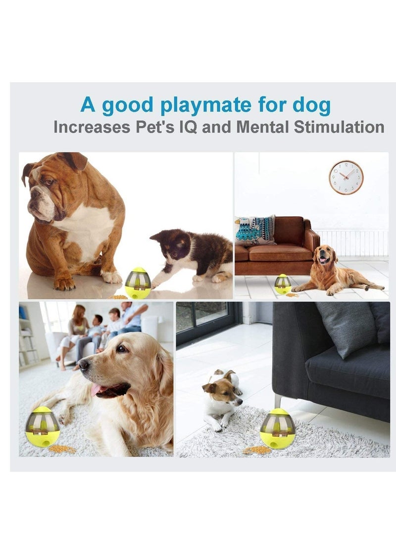 Food Dispensing Tumbler Treat Dispensing Toy Self Food Feeder For Small Medium Pets Cats and Dogs Interactive Green - Image 5