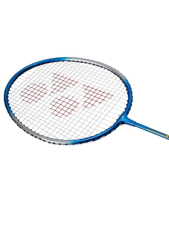 يونيكس مضرب تنس الريشة Yonex GR 303 المصنوع من مزيج الألومنيوم مع غطاء كامل، طقم من قطعتين (أزرق/أزرق) - Image 3