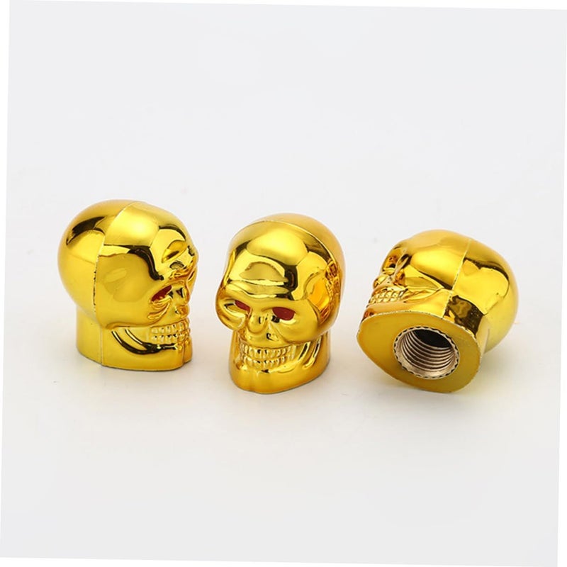 15 Pcs Motorcycle Skull Valve Stem Caps Easy To Install Tire Air Dust Protection Automotive Tire Wheel Decorative Accessories - Image 3