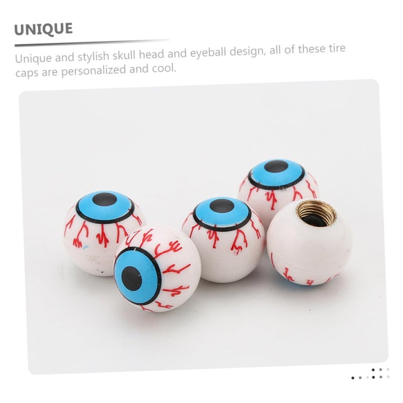 15 Pcs Motorcycle Skull Valve Stem Caps Easy To Install Tire Air Dust Protection Automotive Tire Wheel Decorative Accessories - Image 4