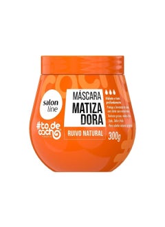 Salon Line Salon Line - Linha #ToDeCacho (Matizadora) - Mascara Ruivo Natural 300 Gr - (#ImWithCurls (Brassiness) - Natural Ginger Mask Net 10.58 Oz) 