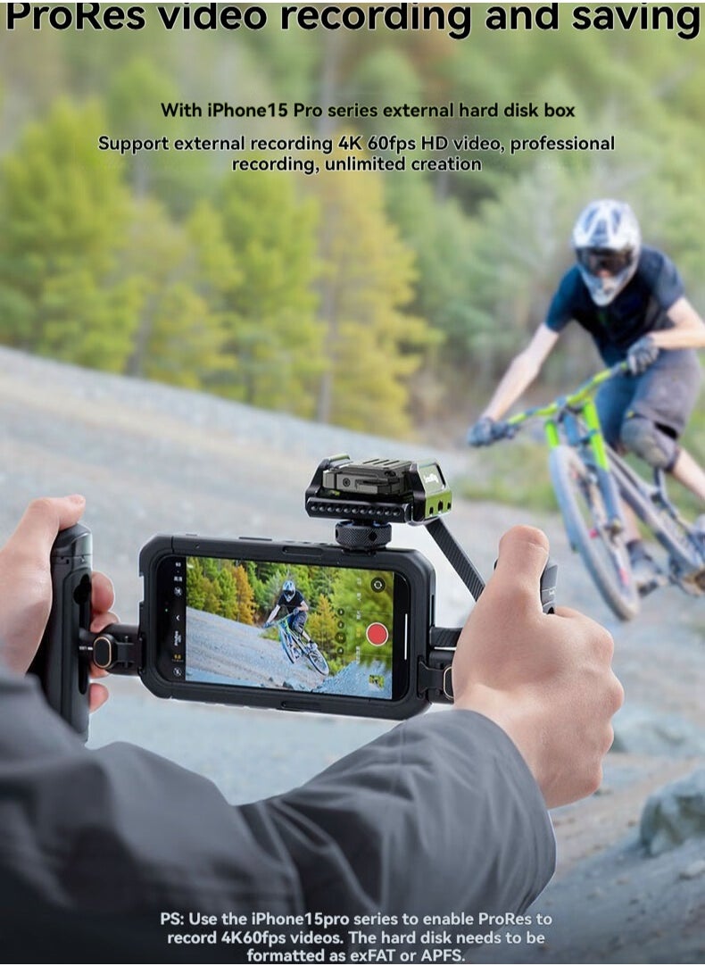 Mini M.2 NVMe 2230 SSD Enclosure – 10Gbps, 2TB Support, ProRes 4K Video Recording, Plug & Play