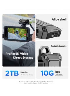 M MIAOYAN Mini M.2 NVMe 2230 SSD Enclosure – 10Gbps, 2TB Support, ProRes 4K Video Recording, Plug & Play  - Image 3