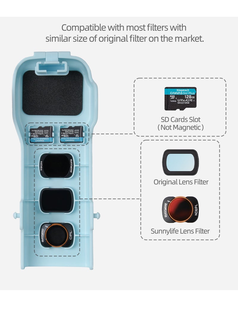 SUNNY LIFE Colorful Protective Lid for DJI OSMO Pocket 3,Silicone Protective Case Cover, Tempered Glass Screen Protector, Lens Protector  - Image 4