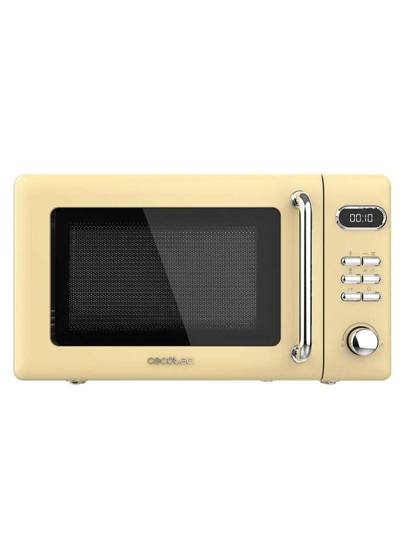 Digital Microwave with Grill Proclean 5110 Retro Yellow, 20L, 700W, 8 Programs - pzsku/ZCCCDA0DFD30929CDE166Z/45/_/1729757835/6fcdc775-fde5-4046-8168-ae070d51572c