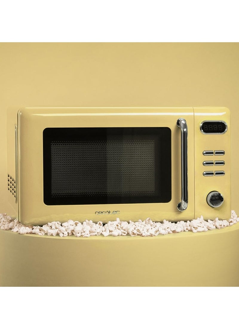 Digital Microwave with Grill Proclean 5110 Retro Yellow, 20L, 700W, 8 Programs - pzsku/ZCCCDA0DFD30929CDE166Z/45/_/1729757856/631ae143-87df-4867-a3d0-477f1b335fbc