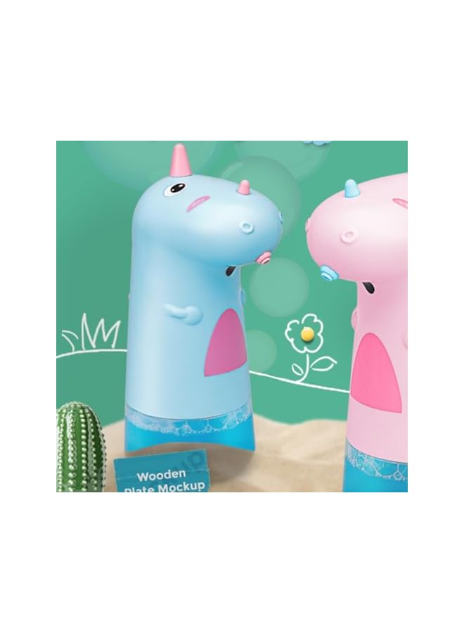 Automatic Foam Soap Dispenser USB Rechargeable Cartoon Soap Dispenser Touchless Electric Hand Washing Fluid Bottle for Bathroom Countertop - Image 3
