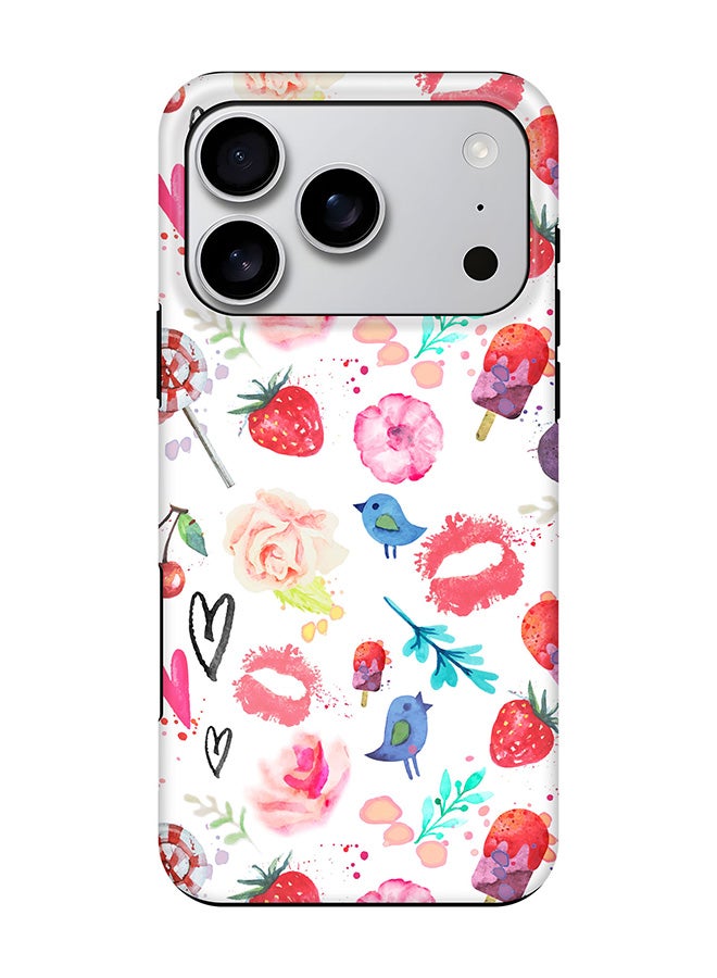 Stylizedd Tough Pro Magnetic Case for iPhone 17 Pro, Dual Layer hybrid PC + TPU Mobile Cover Matte - Summer Fever