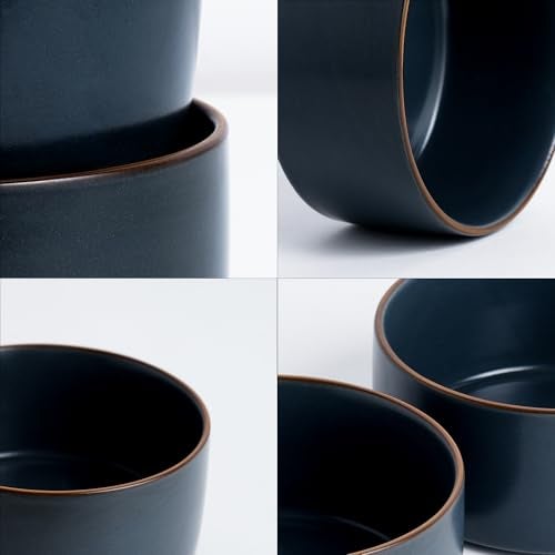 Shay Ceramic Cereal Bowl Set, 15cm, 2 Pieces, Grey | Matte Finish | Ceramic Serving Bowls | Ceramic Bowl (Japandi Cereal Bowl Set of 2 - Grey) - Image 4
