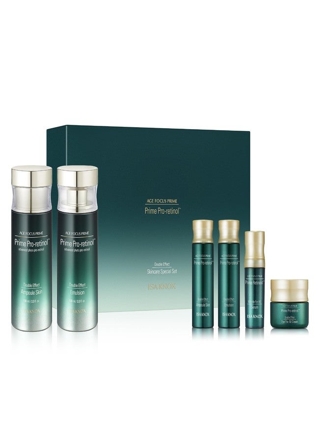 ISA KNOX Age Focus Prime Double Effect Skincare Special Set (8.5 fl oz) - Korean Skincare for Moisturizing, Firming, and Nourishing. with Prime Pro-Retinol™, Phyto DNA, and Phyto Pro-Retinol™. - Image 1