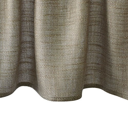Valea Home Burlap Natural Tan Valance Rod Pocket Window Curtain Valance Rustic Home Décor 56 by 14 Inches - Image 4