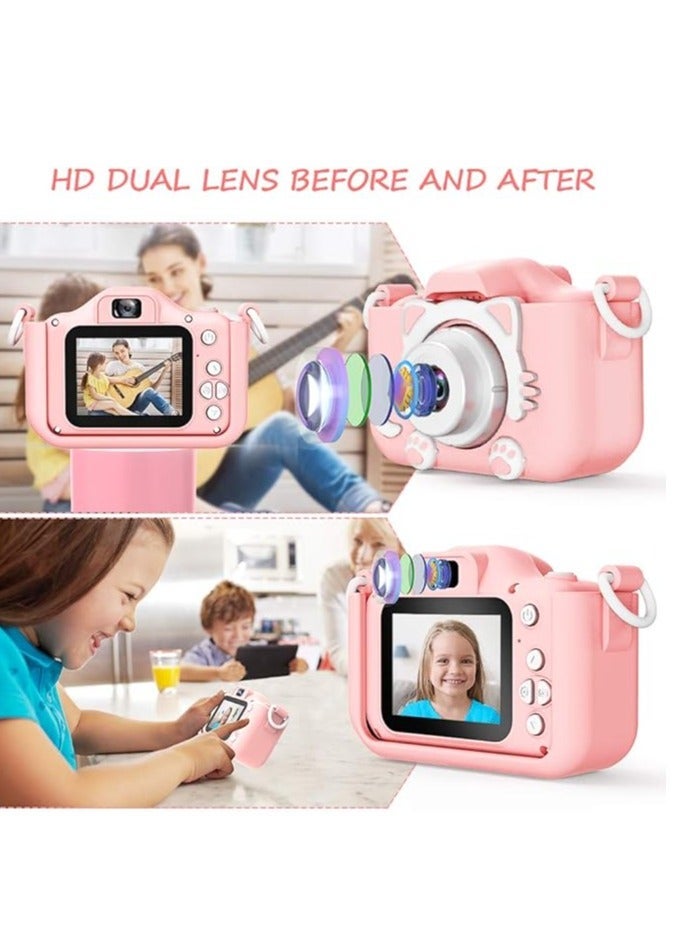 TIGER Kids Toy Camera, 1080P HD Toddler Digital Video Camera with 32G SD Card and Lanyard - Image 2