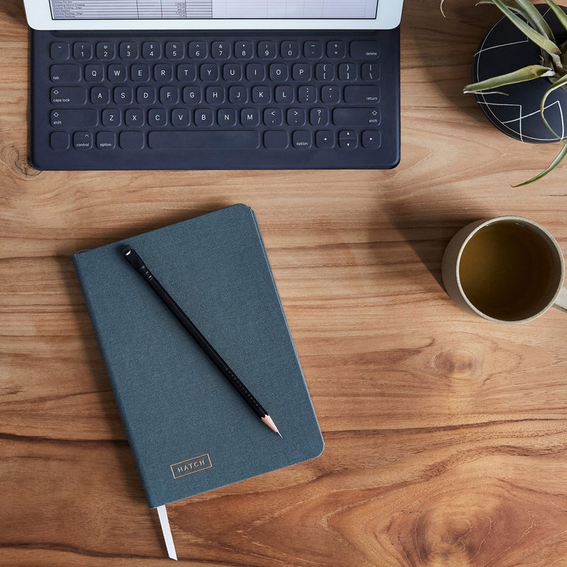 Two Tumbleweeds Hatch Idea Notebook - Idea Journal, Brainstorming Notebook & Project Planner for Entrepreneurs, Project Management, & Business Owners - Slate Gray - 160 Pages, 5.75 x 8.25” - Image 2