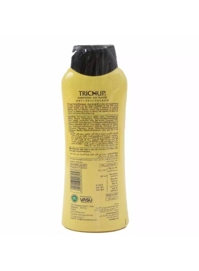 Trichup Herbal Shampoo Anti-Dandruff- 400ml - Image 3